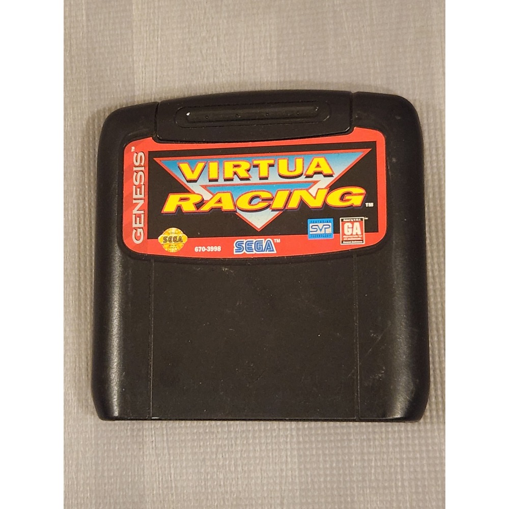Virtua Racing Sega Genesis 16-Bit Game Cartridge